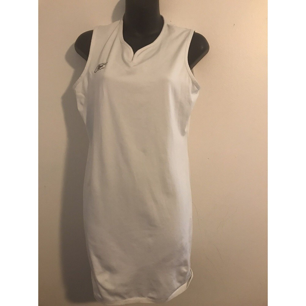 Reebok Athletic Tennis Dress White  Sport Size S